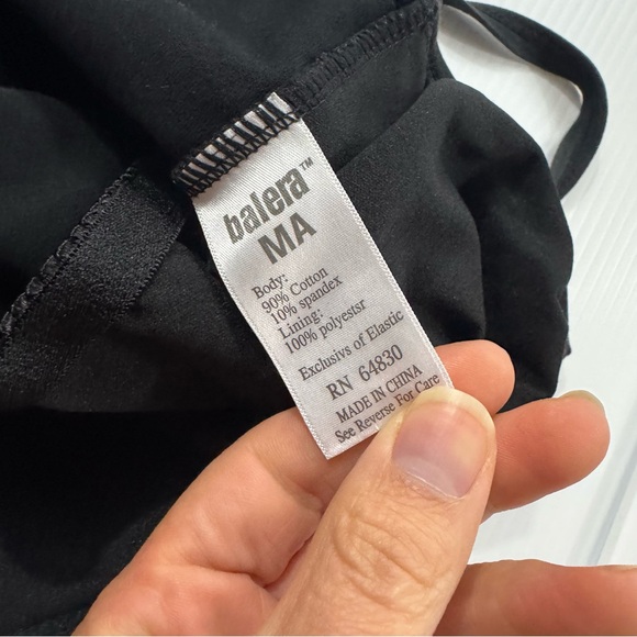 358. Women’s Balera Black Dance leotard (M) - Picture 4 of 7